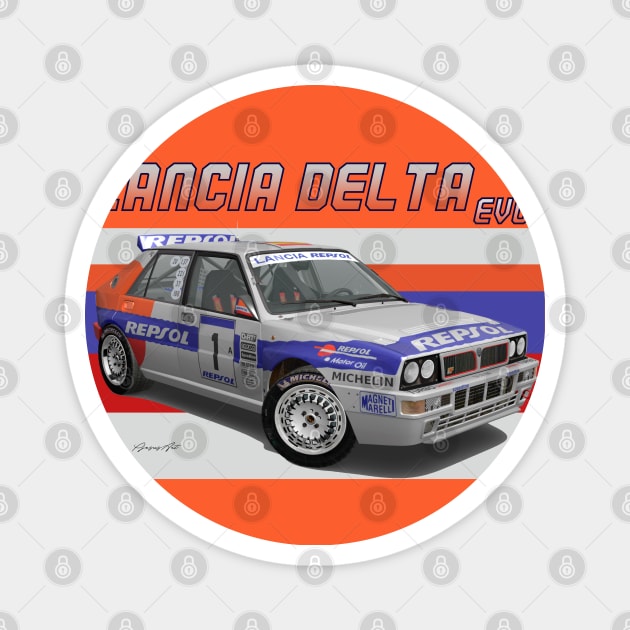 Lancia Delta EVO GrpA Magnet by PjesusArt